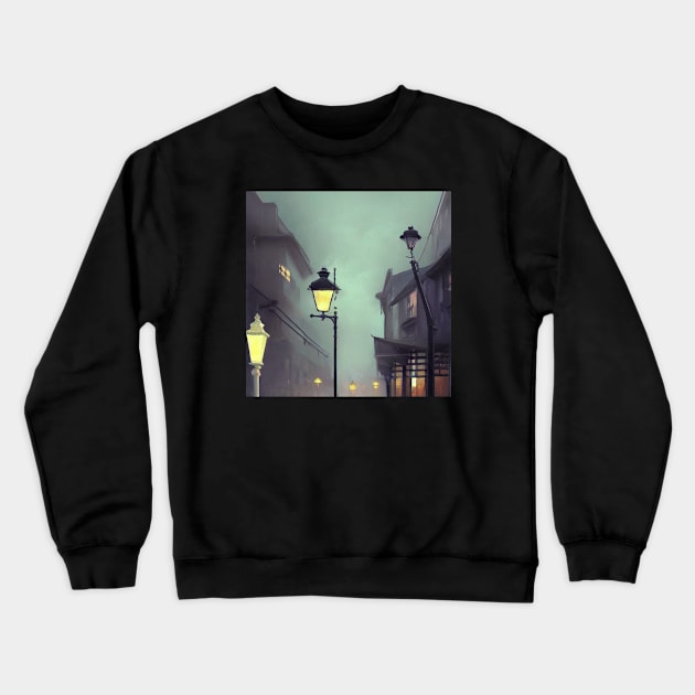 A modern city Crewneck Sweatshirt by etherElric